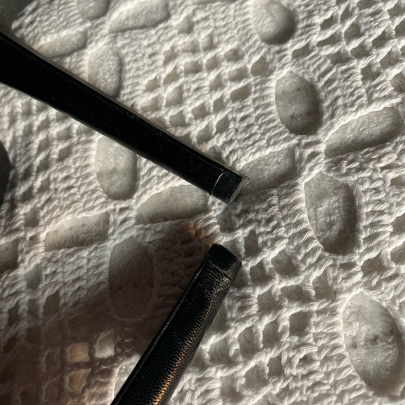 BLAKE SCOTT NELLIE BLACK ROUND TOE LEATHER PUMPS 7M - Picture 8 of 10